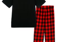 Комплект для мужчин: фуфайка (футболка) трикотажная, брюки текстильные