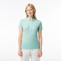 Женское поло Lacoste приталенного кроя из эластичного хлопка