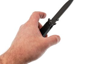 Складной нож Перемен Зубры BW, сталь 8Cr14MoV, рукоять FRN, черный