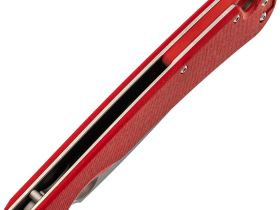 Складной нож Daggerr Sting XL beadblast, сталь VG-10, рукоять Red G10