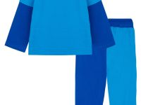 Комплект детский трикотажный для мальчиков: фуфайка (футболка с длинными рукавами), брюки