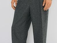 Брюки из смесовой шерсти, Серый