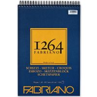 Альбом для графики на спирали Fabriano "1264 SKETCH" 29,7х42 см 120 л 90 г