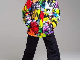 Куртка текстильная с полиуретановым покрытием для мальчиков