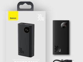 Внешний аккумулятор Baseus Power Bank Adaman2 10000mAh 30W (белый) (PPAD040002)