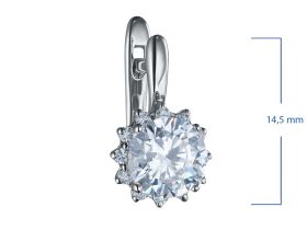 Серьги из белого золота э4012сг05210007_white