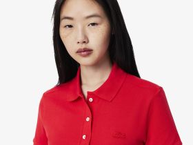 Женское платье-поло Lacoste приталенного кроя