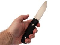 Нож Hot Knife Hoot, сталь D2, рукоять G10, черный