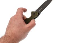 Складной нож Mr.Blade Hellcat blackwash, сталь S35VN, рукоять Olive G10