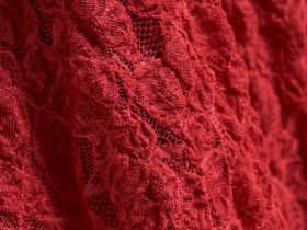 Кружевное платье с асимметричной юбкой для девочек, Красный