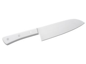 Набор из 4-х кухонных ножей Hatamoto Sakana WJPS-003, сталь AUS-8, рукоять ABS-пластик, белый