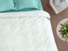 Пододеяльник Foglio, зеленый