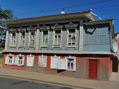 Дом, в котором жил искусствовед И.А.Рязановский. Здесь останавливался деятель революции Ф.Н.Щеколдин