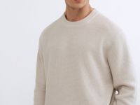 Текстурный джемпер, Белый