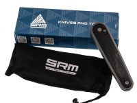 Складной нож SRM 251MB-GB, сталь N690, рукоять карбон/G10