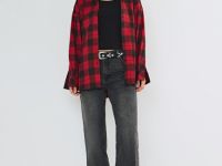 Рубашка в клетку, Красный