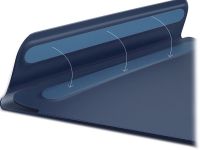 Чехол для ноутбука WIWU Skin Pro II PU Leather Sleeve для Apple MacBook Air 15.3" (синий)