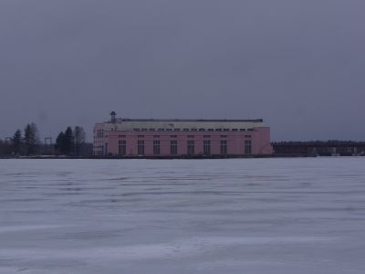 Нижне-Свирская ГЭС им. Г.О.Графтио, построенная по плану ГОЭЛРО. При ее закладке в 1927 г. присутствовали С.М.Киров и М.И.Калинин