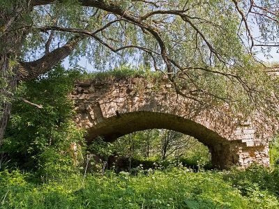 Мост через реку Каринка в г. Елабуга старинного Елабужско-Воткинского тракта