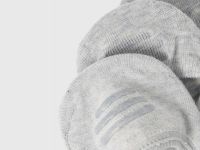 Подследники в рубчик, 3 пары, Серый