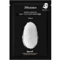 Маска для упругости кожи с протеинами шелка JMsolution Water Luminous Silky Cocoon Mask Plus Black