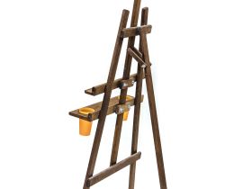 Мольберт Лира Малевичъ "Комфорт" с покрытием, коричневый