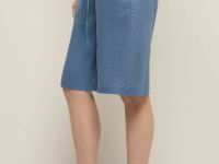 Шорты изо льна на резинке