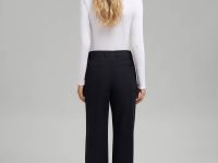 Брюки прямого кроя из твила