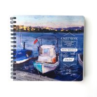 Скетчбук для акрила, гуаши и смешанных техник Малевичъ MIX MEDIA 15х14 см 20 л 360 г