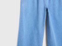 Джинсы Wide leg для девочек, Голубой