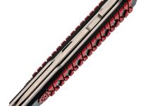 Нож Mr.Blade Hokku D2 SW G10 black red складной с чехлом