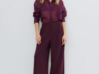 Широкие брюки, Фиолетовый