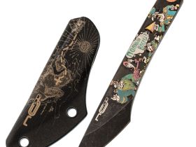 Нож киридаши Koi Остров сокровищ LE, BSW, Black