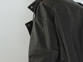 Куртка-косуха из искусственной кожи, Коричневый