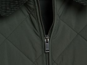 Лёгкая утеплённая куртка, Зеленый