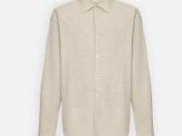 Рубашка из льна с длинным рукавом