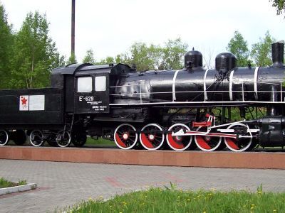 Паровоз-мемориал "ЕЛ-629"