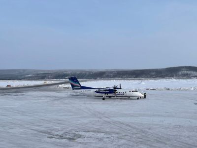 Новый аэропорт Эльга принял второй рейс авиакомпании «Якутия» из Якутска