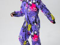 Комбинезон текстильный с полиуретановым покрытием для девочек