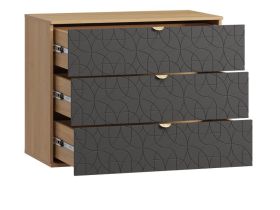 Комод Монблан 93x76 Ритм Графитовый