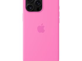 Чехол-накладка Silicone Case with MagSafe для iPhone 16 Pro (Peony)
