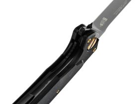 Складной нож Нукер Black, сталь AUS8, рукоять G10