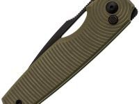 Складной нож Kizer Dogfish, сталь NitroV, рукоять G10, оливковый