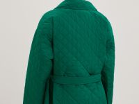 Утепленная куртка с поясом