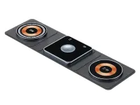 Беспроводное зарядное устройство Mutural X8 Magnetic Foldable 3 в1 15W (черный)