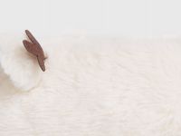 Тёплые тапочки для девочек, Белый