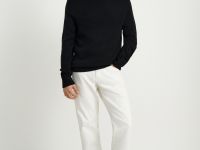 Джемпер прямого силуэта с добавлением шерсти