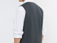 Жилет в полоску O'STIN x Яндекс Книги, Серый