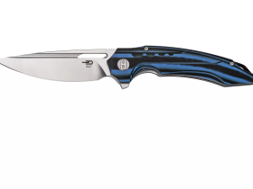 Складной нож Bestech Ornetta, сталь N690, рукоять черно-синяя G10/карбон