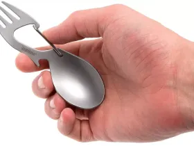 Вилка, ложка, карабин Ration 1140, Kershaw